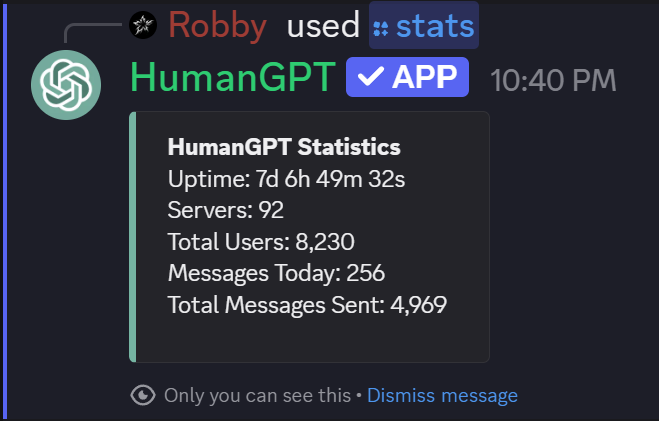 HumanGPT overlay screenshot